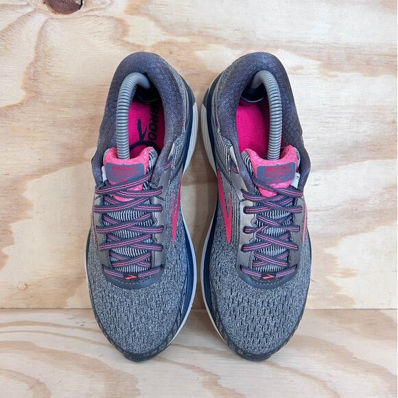 Brooks -Adrenaline GTS 18 -Running Shoes -Gray -Women's -9(D) Wide - 1202681D079 - Picture 7 of 9